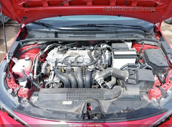 5YFEPMAE1MP182502 2021 TOYOTA LL Red უკანა ხედი