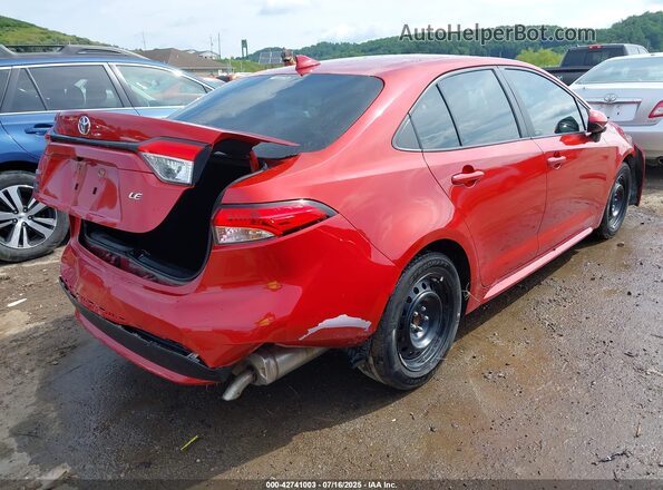 5YFEPMAE1MP182502 2021 TOYOTA LL Red უკანა მარჯვენა