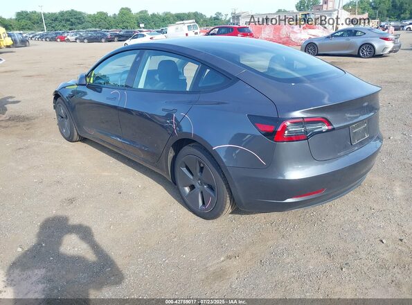 5YJ3E1EA8PF693773 2023 TESLA MODEL 3 Gray Rear left