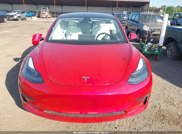 5YJ3E1EAXMF061563 2021 TESLA MODEL 3 Red 