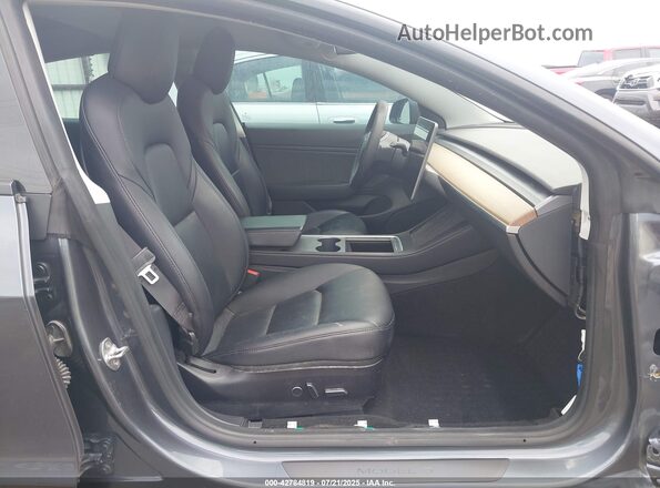 5YJ3E1EB3MF879600 2021 TESLA MODEL 3 Серый Вид салона спереди