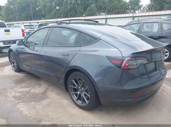 5YJ3E1EB3MF879600 2021 TESLA MODEL 3 Серый Задняя левая четверть