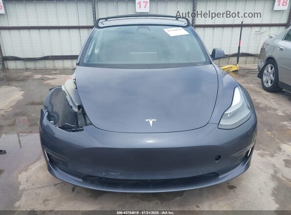 5YJ3E1EB3MF879600 2021 TESLA MODEL 3 Серый Вид щитка приборов