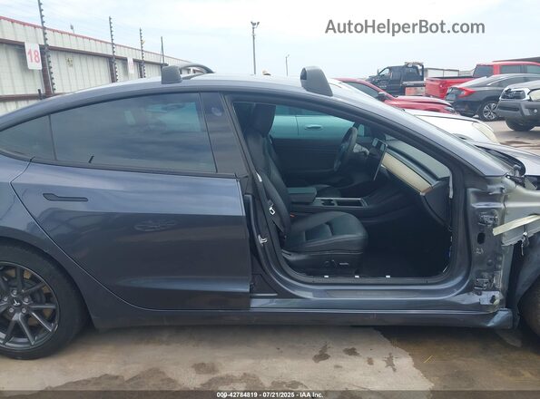 5YJ3E1EB3MF879600 2021 TESLA MODEL 3 Серый Вид задней части салона