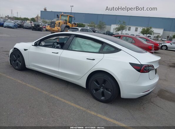5YJ3E1EB3PF634557 2023 TESLA MODEL 3 White უკანა მარცხენა