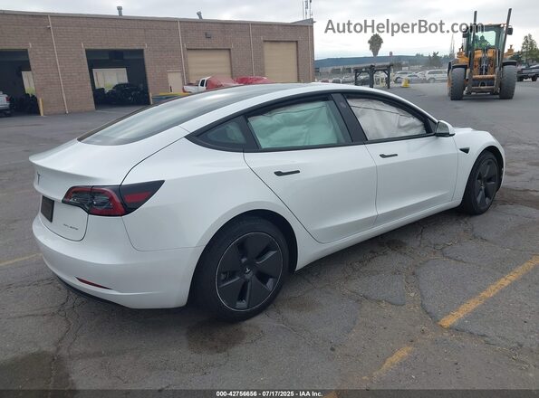 5YJ3E1EB3PF634557 2023 TESLA MODEL 3 White უკანა მარჯვენა