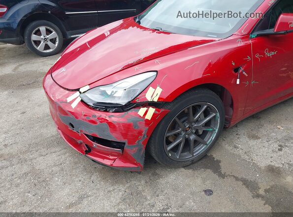 5YJ3E1EBXMF032539 2021 TESLA MODEL 3 Red წინა ხედი