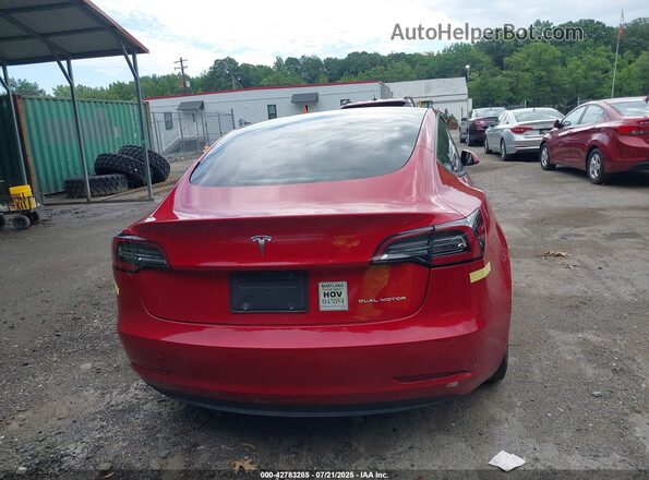 5YJ3E1EBXMF032539 2021 TESLA MODEL 3 Red 