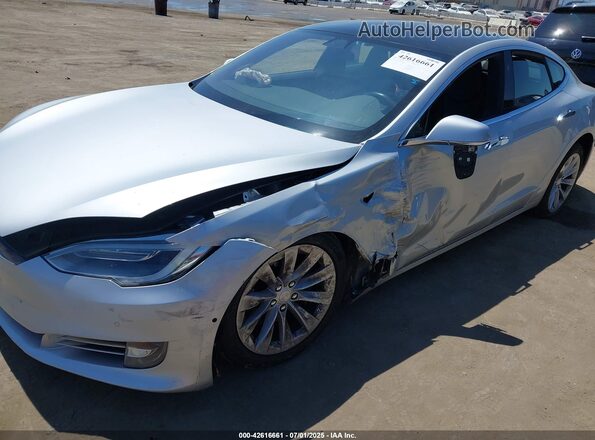 5YJSA1E29JF262494 2018 TESLA MODEL S Silver წინა ხედი
