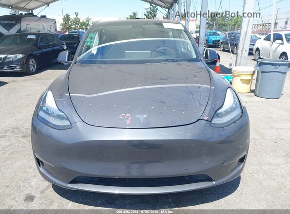 5YJYGDEE7MF283109 2021 TESLA MODEL Y Gray Dashboard view