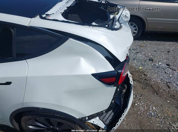 5YJYGDEF2MF075485 2021 TESLA MODEL Y White Вид спереду