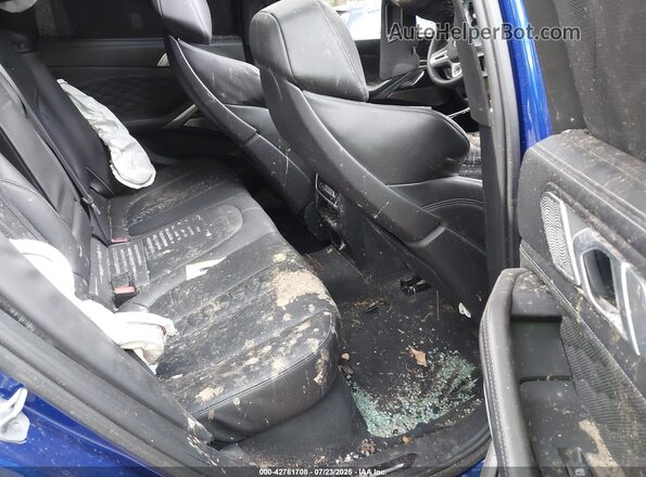 5YMCY0C04L9C97530 2020 BMW X6 M Blue VIN კოდის სტიკერის ხედი