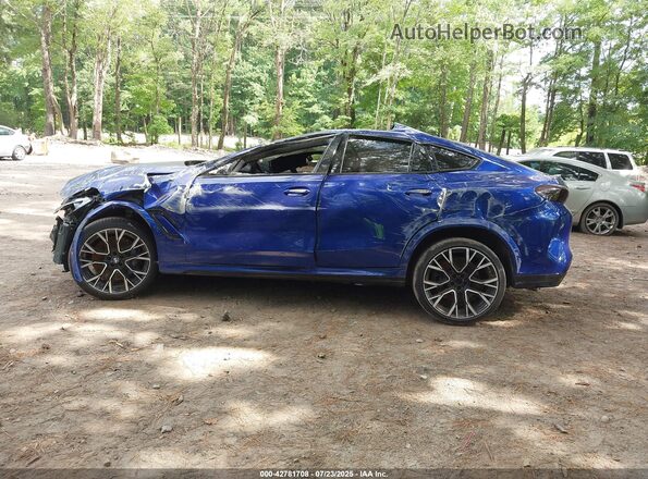 5YMCY0C04L9C97530 2020 BMW X6 M Blue სალონის 360-გრადუსიანი ხედი