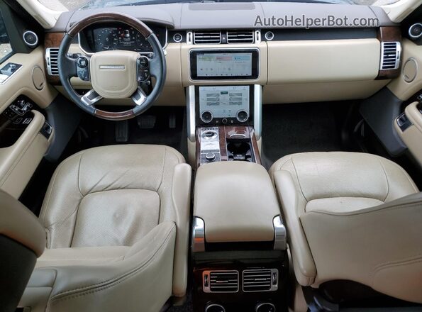 SALGS2SE9LA588534 2020 LAND ROVER RANGE ROVER Зеленый Вид щитка приборов
