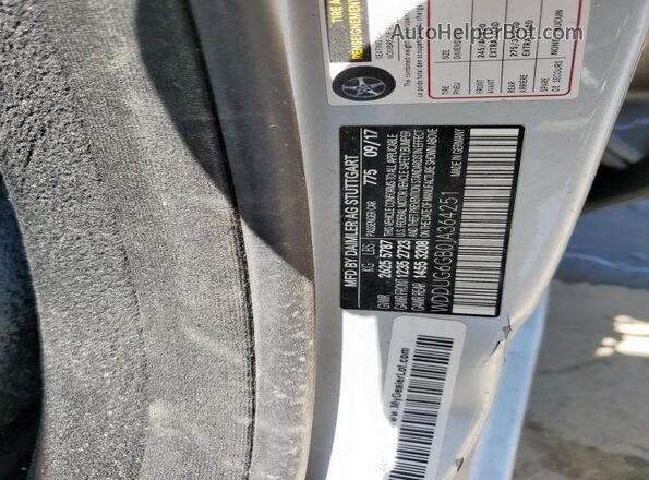 WDDUG6GB0JA364251 2018 MERCEDES-BENZ S-CLASS Серебряный 
