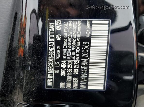 W1N4N4GB8MJ200568 2021 MERCEDES-BENZ GLA-CLASS Black 