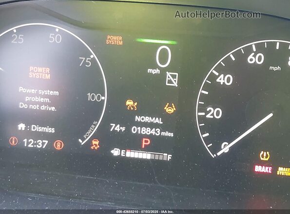 7FARS6H57SE025829 2025 HONDA CR-V HYBRID Красный 