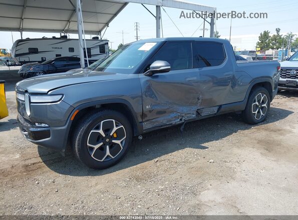 7FCTGAAA9NN013369 2022 RIVIAN R1T Gray Առջևի ձախ երեք քառորդ տեսարան