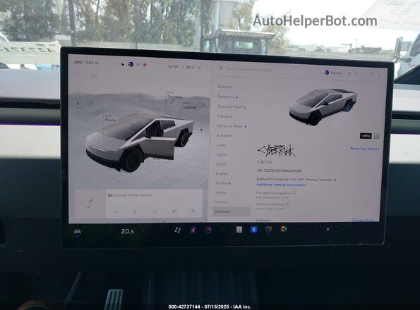 7G2CEHED3RA049596 2024 TESLA CYBERTRUCK Silver 