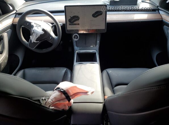 7SAYGDEE1SF283655 2025 TESLA MODEL Black Widok deski rozdzielczej