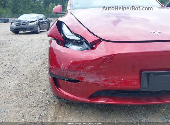 7SAYGDEE2SF295099 2025 TESLA MODEL Y Red Вид спереду