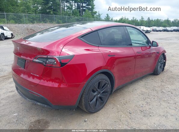 7SAYGDEE2SF295099 2025 TESLA MODEL Y Red Задня права чверть