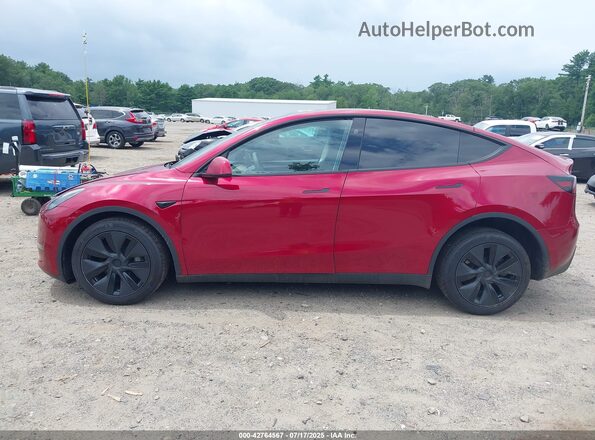 7SAYGDEE2SF295099 2025 TESLA MODEL Y Red Вид задньої частини салону