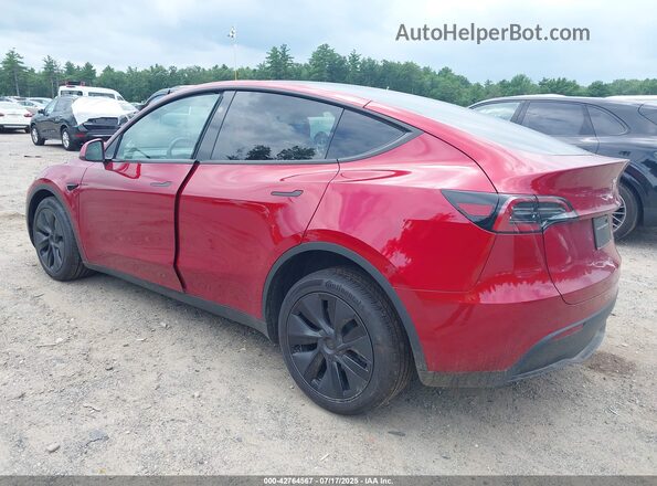 7SAYGDEE2SF295099 2025 TESLA MODEL Y Red Задня ліва чверть