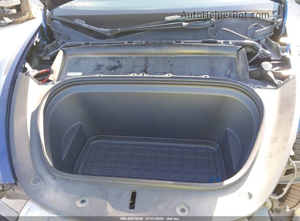 7SAYGDEE9NF443673 2022 TESLA MODEL Y Blue Rear view