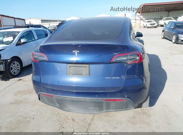 7SAYGDEE9NF443673 2022 TESLA MODEL Y Blue 