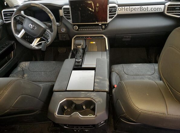 7SVAAABA4RX042999 2024 TOYOTA SEQUOIA Black Առջևի վահանակի տեսք