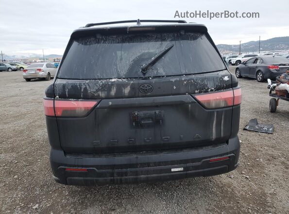 7SVAAABA4RX042999 2024 TOYOTA SEQUOIA Black Հետևի տեսք