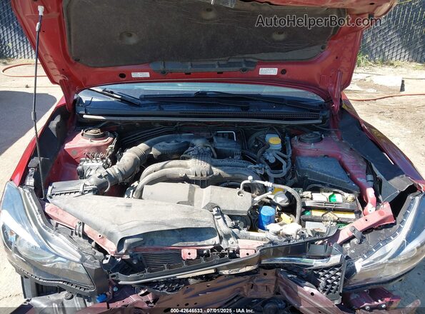 JF1GPAK65G8217949 2016 SUBARU IMPREZA Red Widok z tyłu