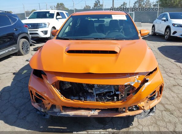 JF1VBAH60R8813289 2024 SUBARU WRX Orange Widok wnętrza z tyłu