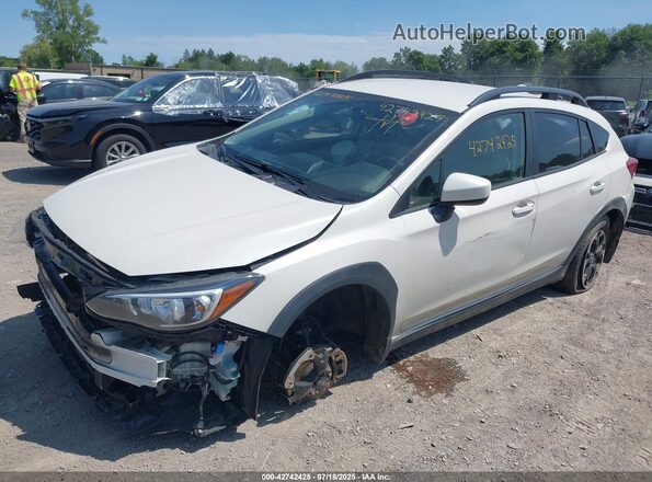 JF2GTACC7M9291066 2021 SUBARU CROSSTREK White Front left