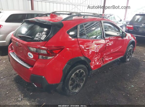 JF2GTAEC2M8680586 2021 SUBARU CROSSTREK Red Հետևի աջ