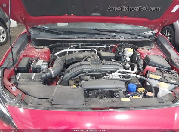 JF2GTAEC2M8680586 2021 SUBARU CROSSTREK Red Հետևի տեսք