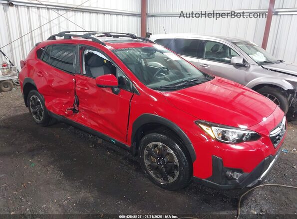 JF2GTAEC2M8680586 2021 SUBARU CROSSTREK Red Դիմացի տեսք