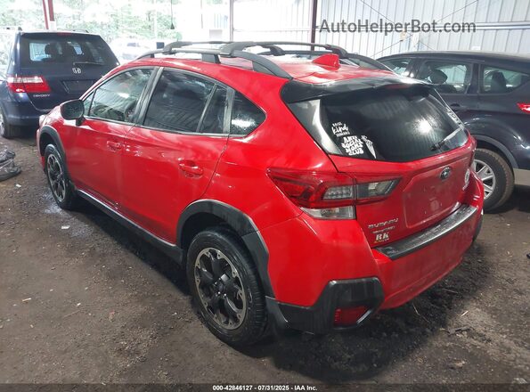 JF2GTAEC2M8680586 2021 SUBARU CROSSTREK Red Հետևի ձախ