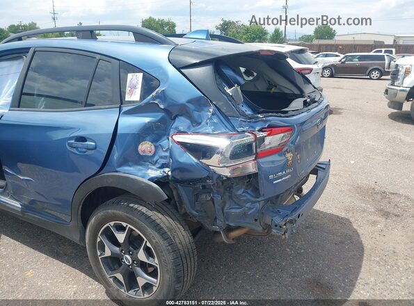 JF2GTAPC1MH302904 2021 SUBARU CROSSTREK Blue Հետևի տեսք