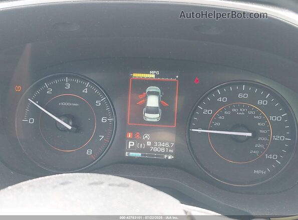 JF2GTAPC1MH302904 2021 SUBARU CROSSTREK Blue Սարքավորումների վահանակի տեսք