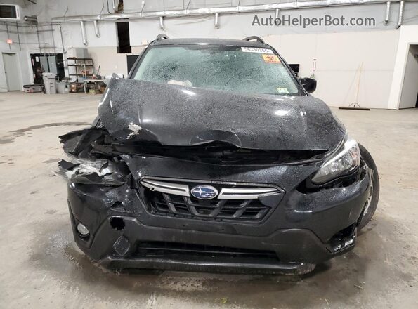 JF2GTAPC6M8304857 2021 SUBARU CROSSTREK Black წინა ხედი