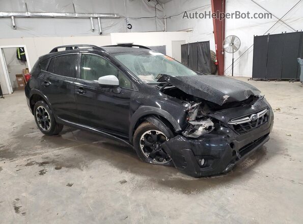 JF2GTAPC6M8304857 2021 SUBARU CROSSTREK Black წინა მარჯვენა
