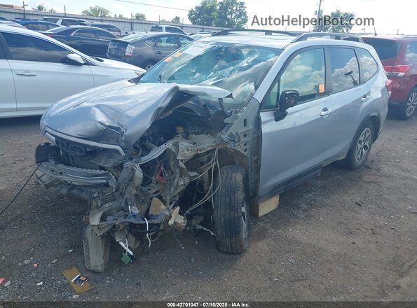 JF2SKAJC5MH476903 2021 SUBARU FORESTER Серебряный Передняя левая четверть