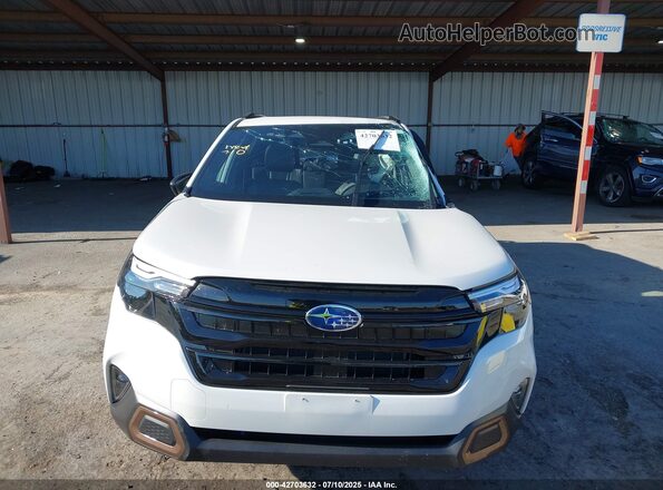JF2SLDFC5SH520547 2025 SUBARU FORESTER White Vista del cuadro de instrumentos