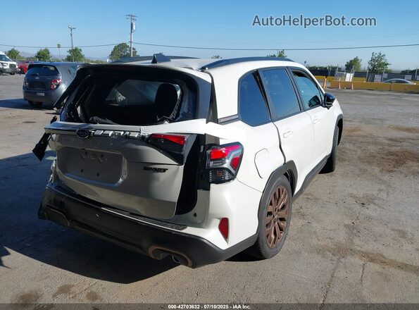 JF2SLDFC5SH520547 2025 SUBARU FORESTER White Trasero derecho