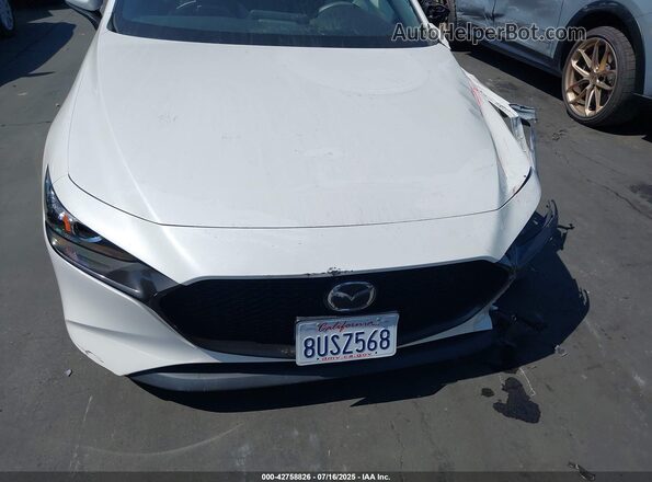 JM1BPAJL1M1307874 2021 MAZDA 3 White ხელსაწყოთა პანელის ხედი