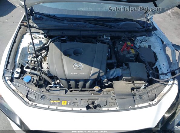 JM1BPAJL1M1307874 2021 MAZDA 3 White უკანა ხედი