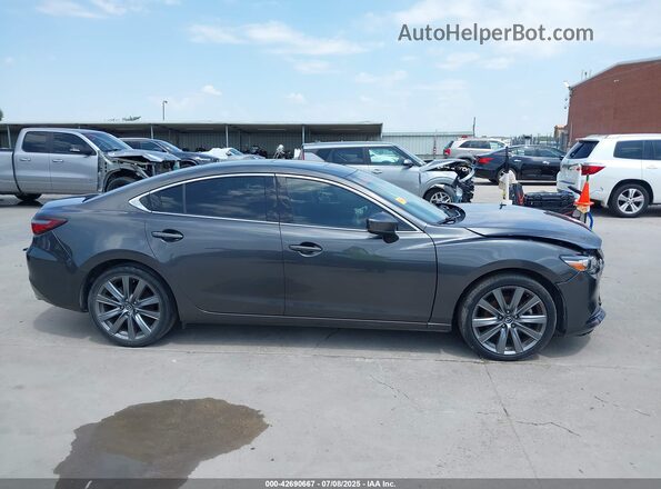 JM1GL1TYXM1615684 2021 MAZDA 6 Gray Սալոնի հետևի տեսք