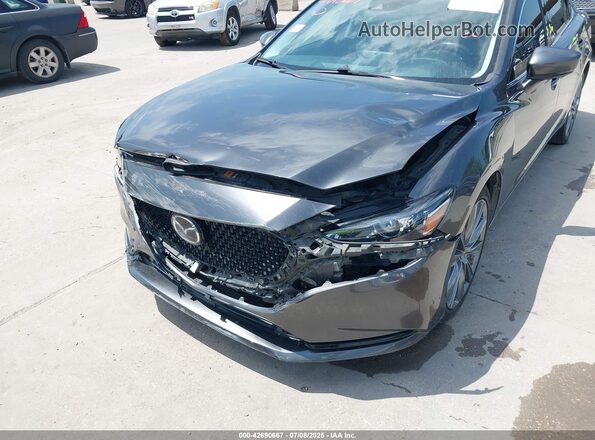 JM1GL1TYXM1615684 2021 MAZDA 6 Gray Դիմացի տեսք